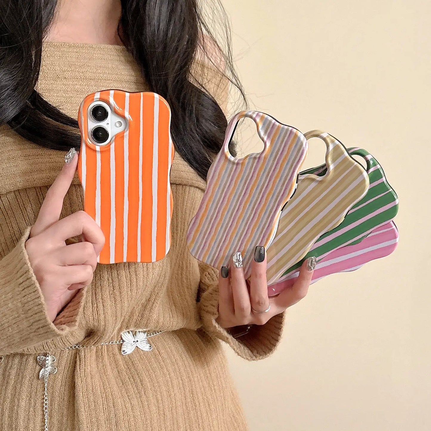 Coque Téléphone Rayures – Compatible iPhone