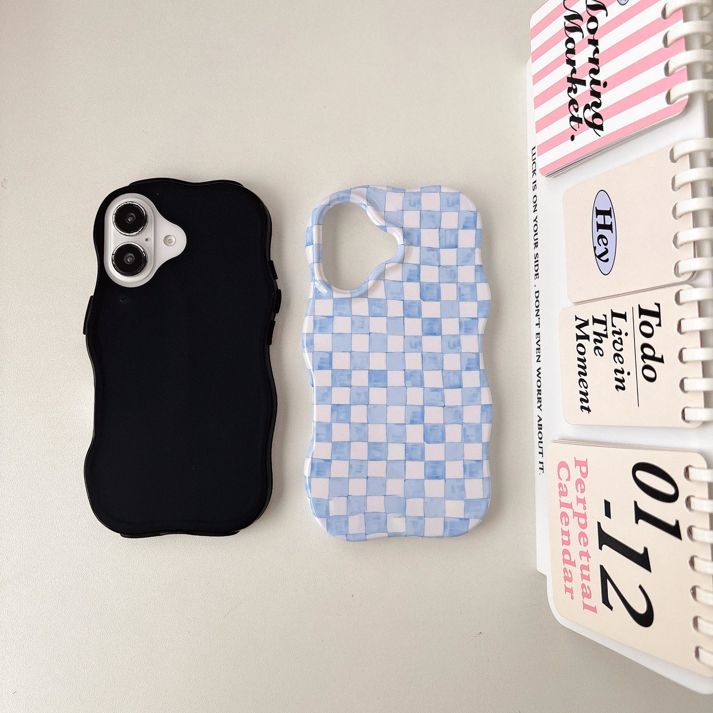 Coque Téléphone Damier - Compatible iPhone