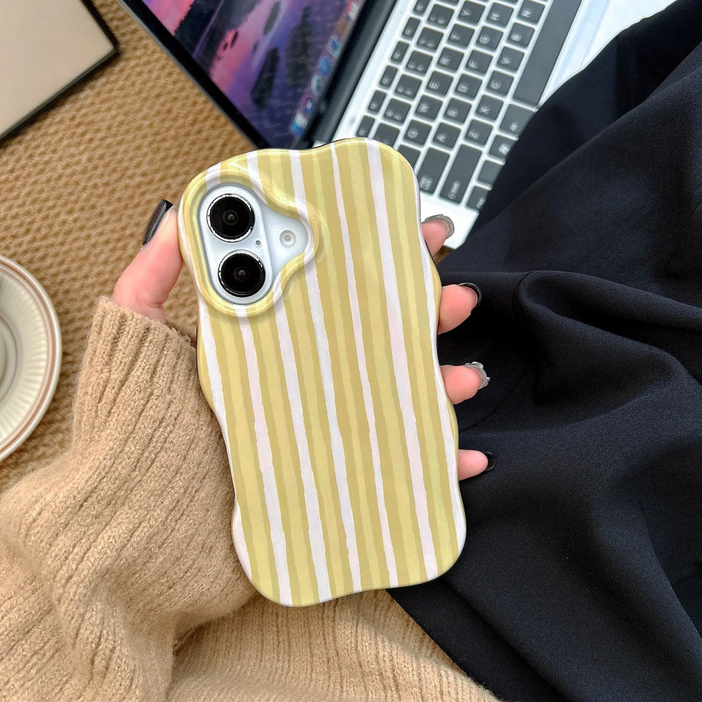 Coque Téléphone Rayures – Compatible iPhone